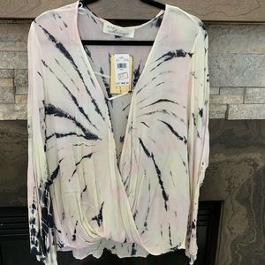 NWT! Vintage Havana gauzy blouse Size L